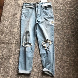 Express Girlfriend High Rise Jeans Size 10
